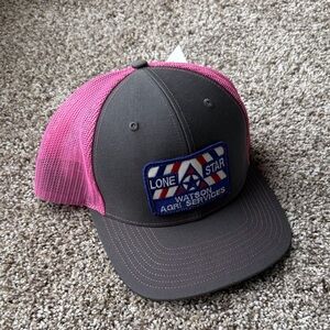 Lone Star Gray and Pink Mesh Cap